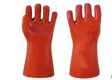 Chemical Proof PVC Coated Gloves Non Toxic For Machinery Manufacturing