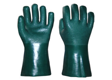 Chemical Proof PVC Coated Gloves Non Toxic For Machinery Manufacturing