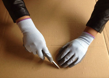 Skin Comfort Cut Resistant Gloves Thin PU Coating Favorable Cooling Effect