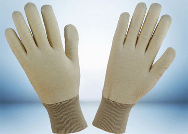 Natural White 100% Cotton Work Gloves No Fluorescent Brightener Added