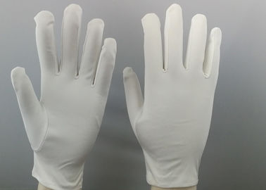 Anti Dust Cotton Cosmetic Gloves 100% Polyester Micro Fiber For Glasses